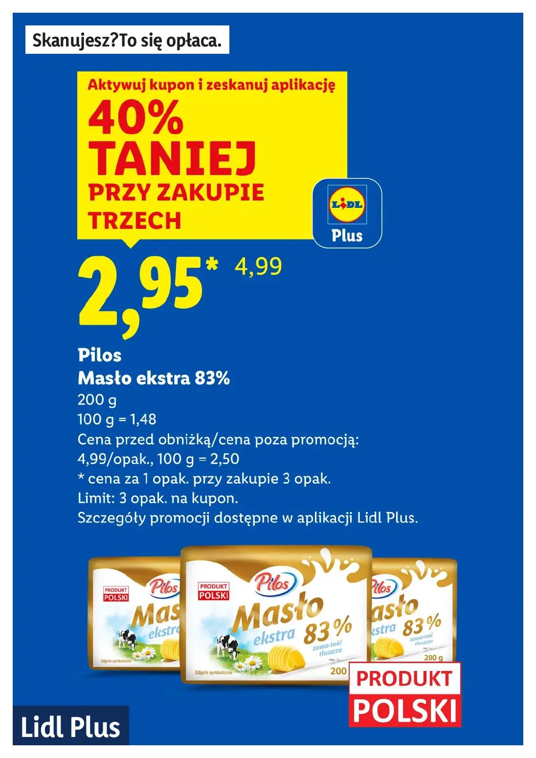 gazetka promocyjna LIDL Lidl plus. Skanujesz - To się opłaca - Strona 4
