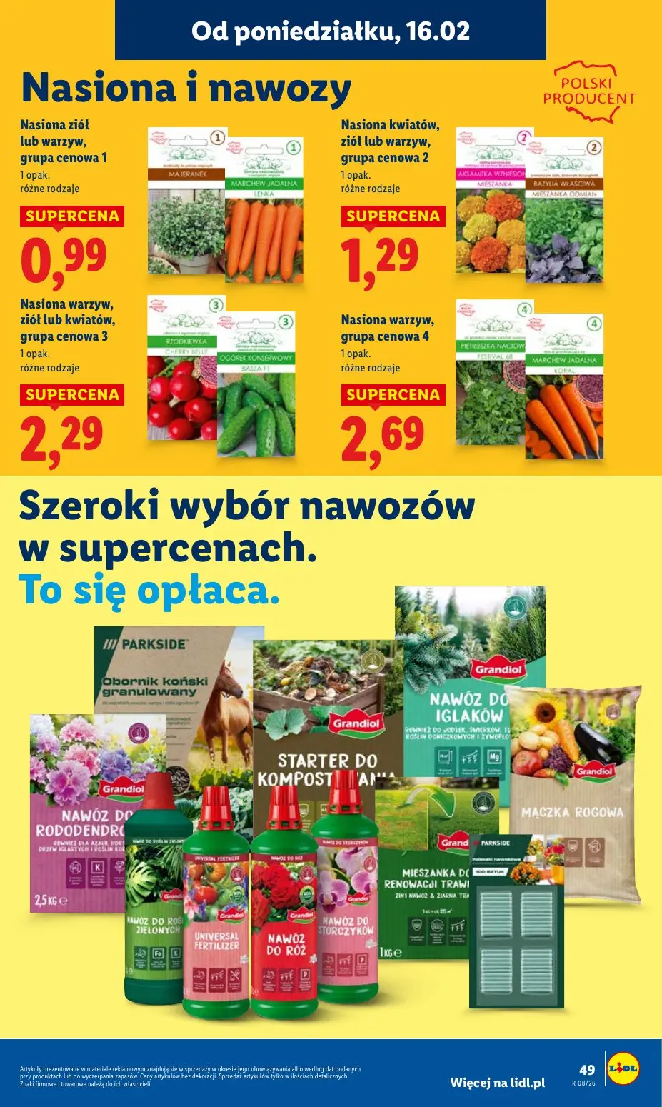 gazetka promocyjna LIDL Od poniedziałku - Strona 49