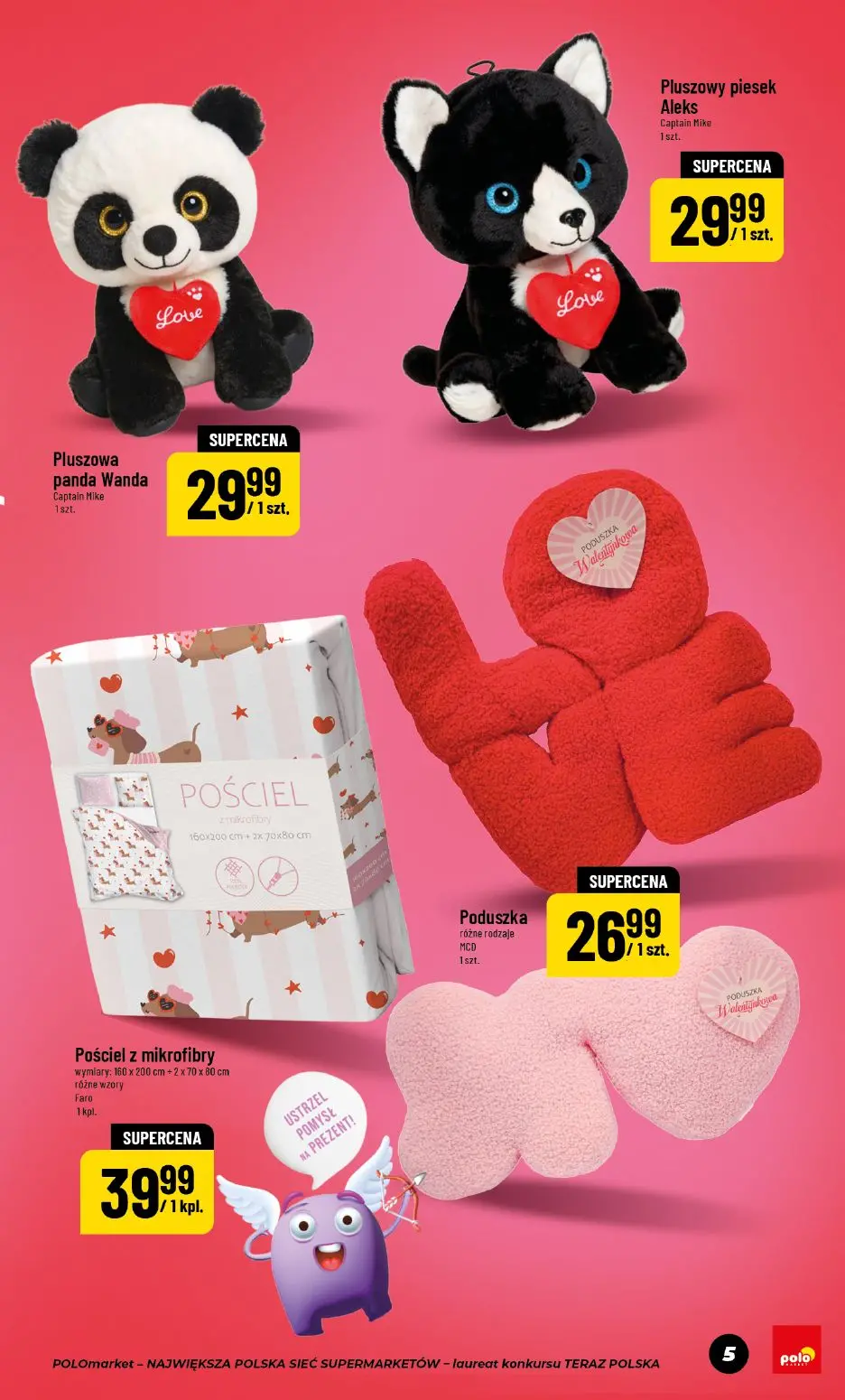 gazetka promocyjna POLOmarket Słodkie upominki na Walentynki 🥰 - Strona 5