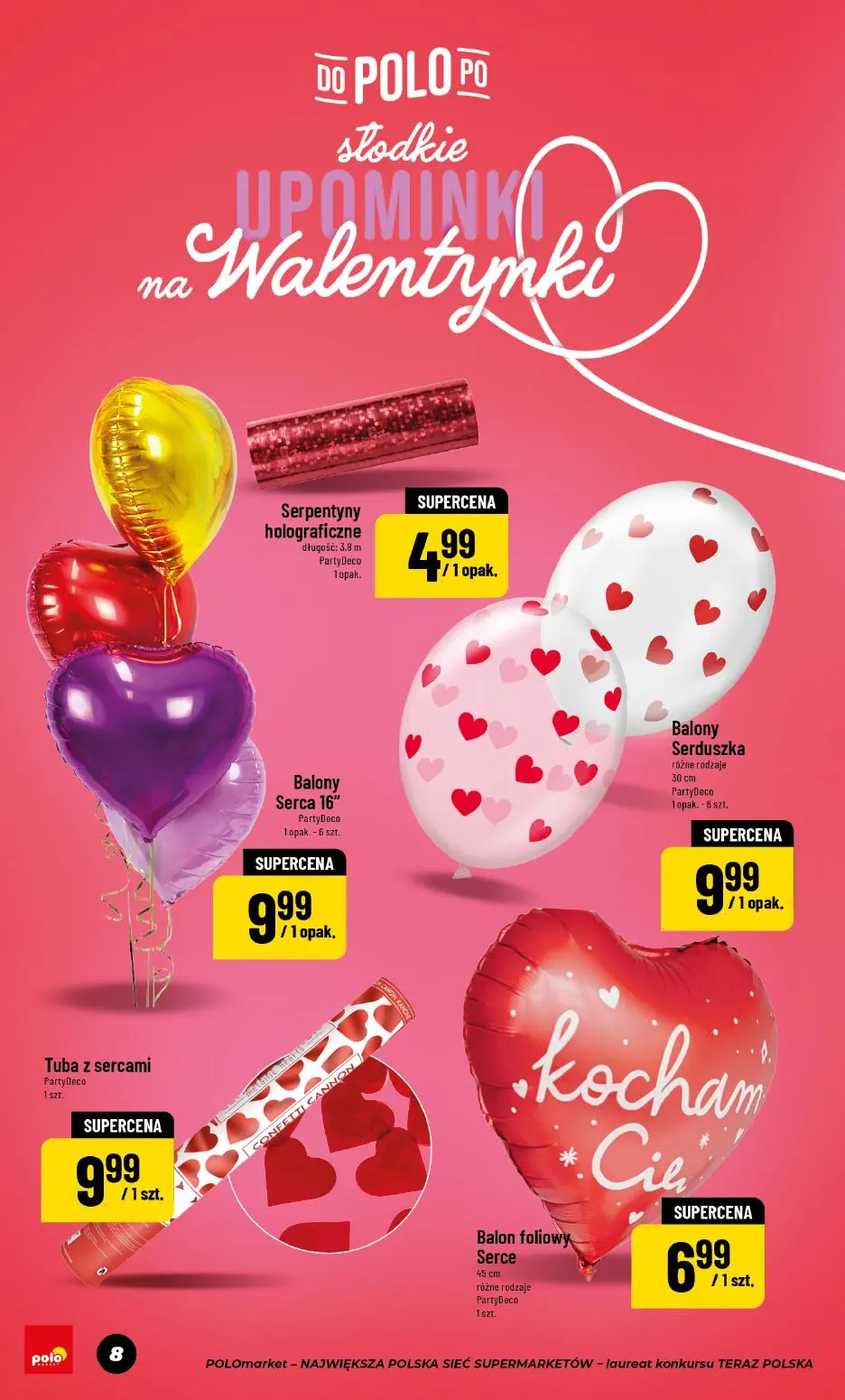 gazetka promocyjna POLOmarket Słodkie upominki na Walentynki 🥰 - Strona 8