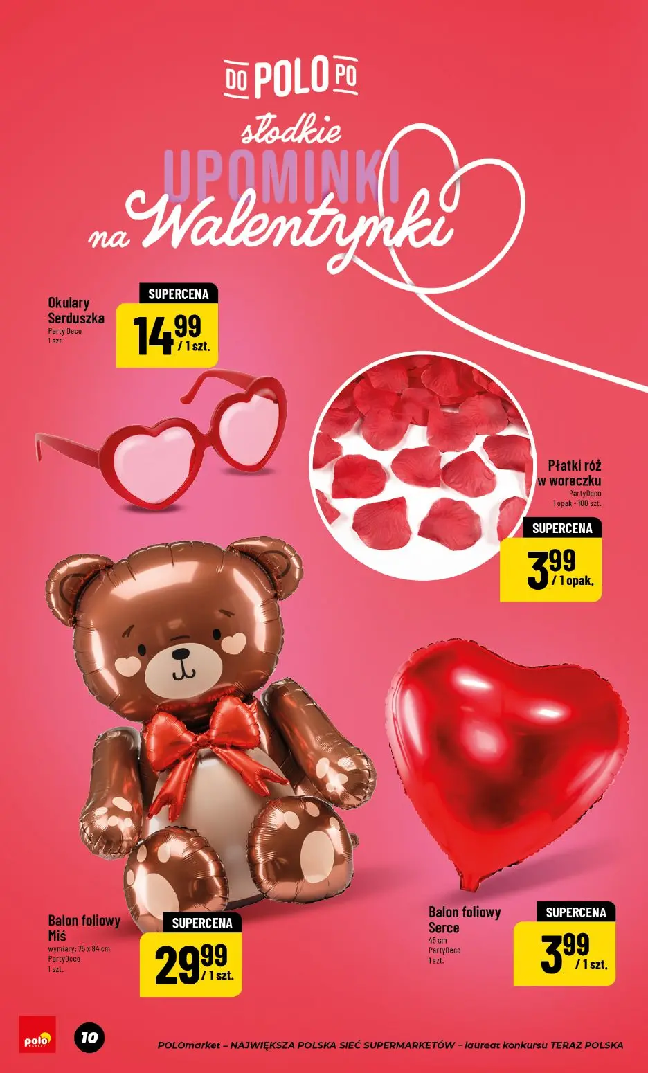 gazetka promocyjna POLOmarket Słodkie upominki na Walentynki 🥰 - Strona 10