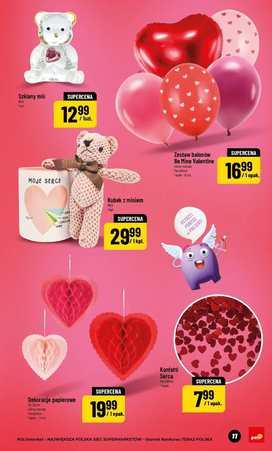 gazetka promocyjna POLOmarket Słodkie upominki na Walentynki 🥰 - Strona 11