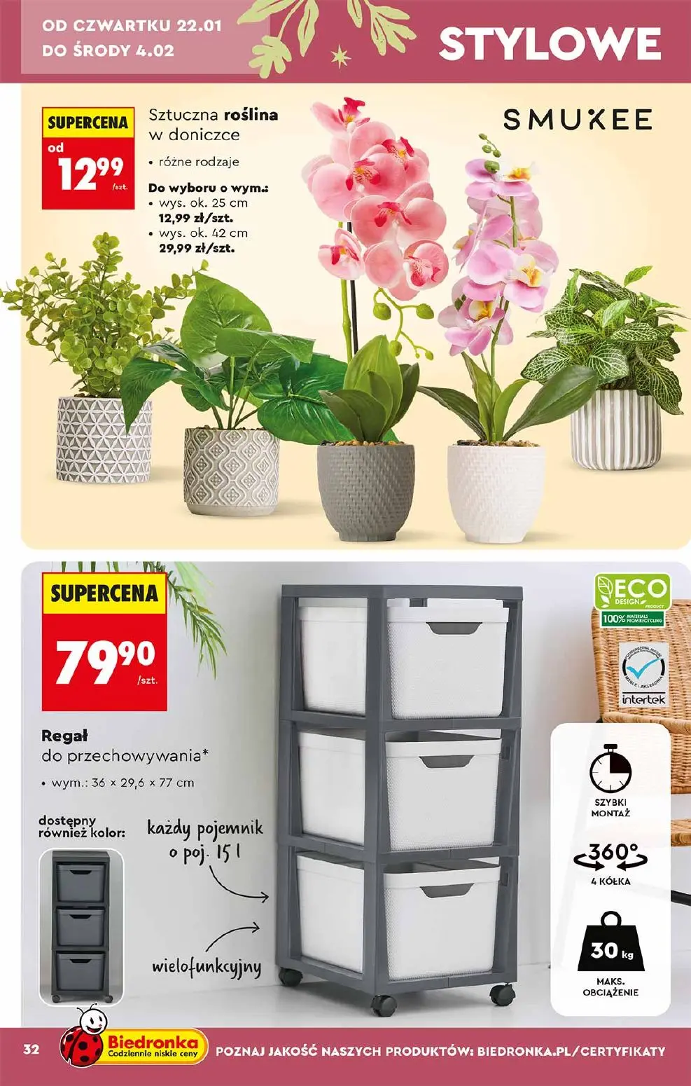 gazetka promocyjna Biedronka Hity i inspiracje - Strona 32