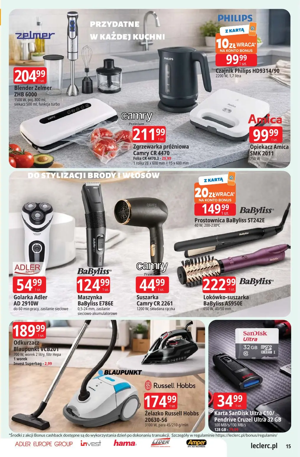 gazetka promocyjna E.Leclerc Najlepsze promocje - oferta rozszerzona - Strona 15