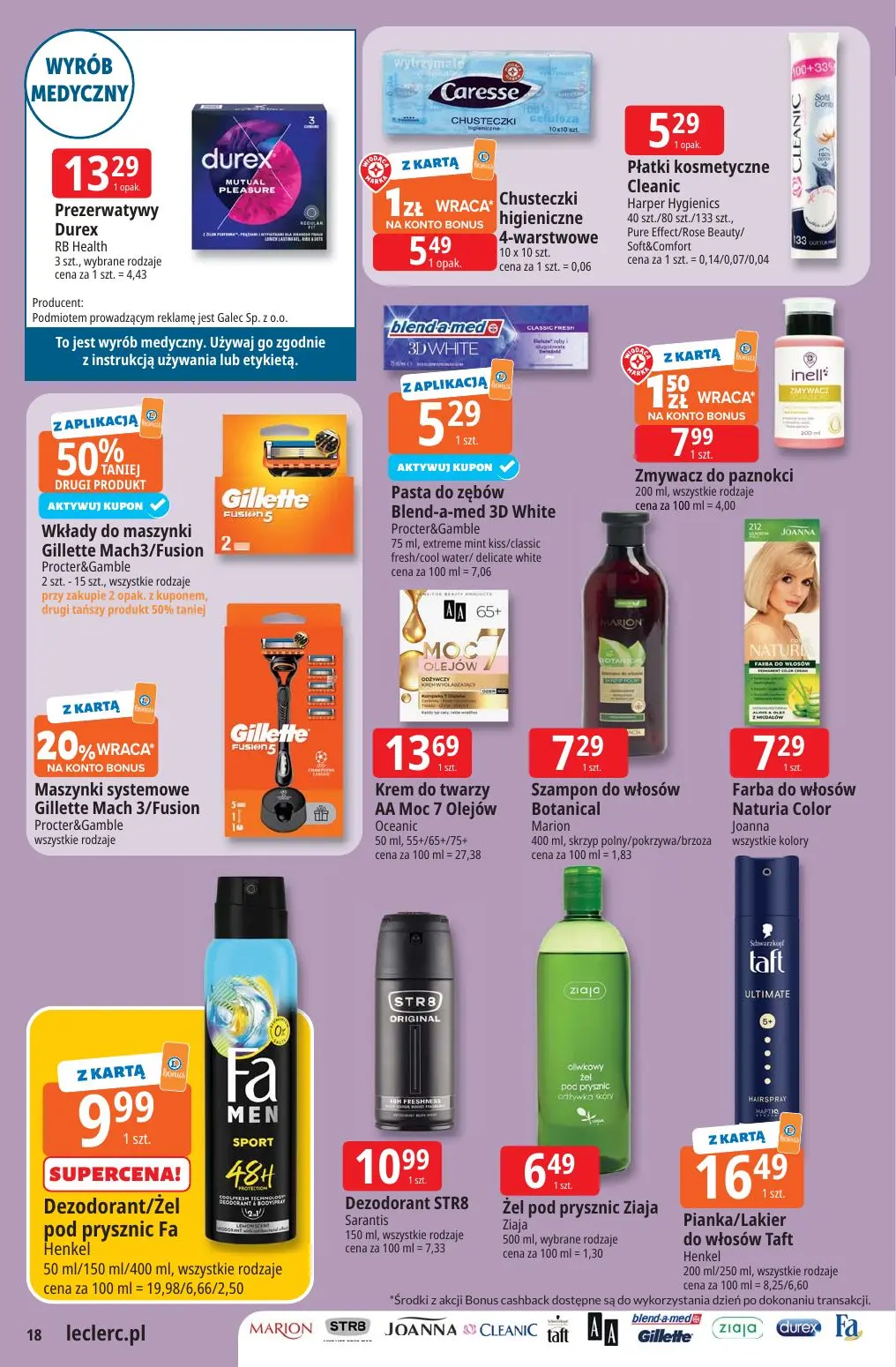 gazetka promocyjna E.Leclerc Najlepsze promocje - oferta rozszerzona - Strona 18