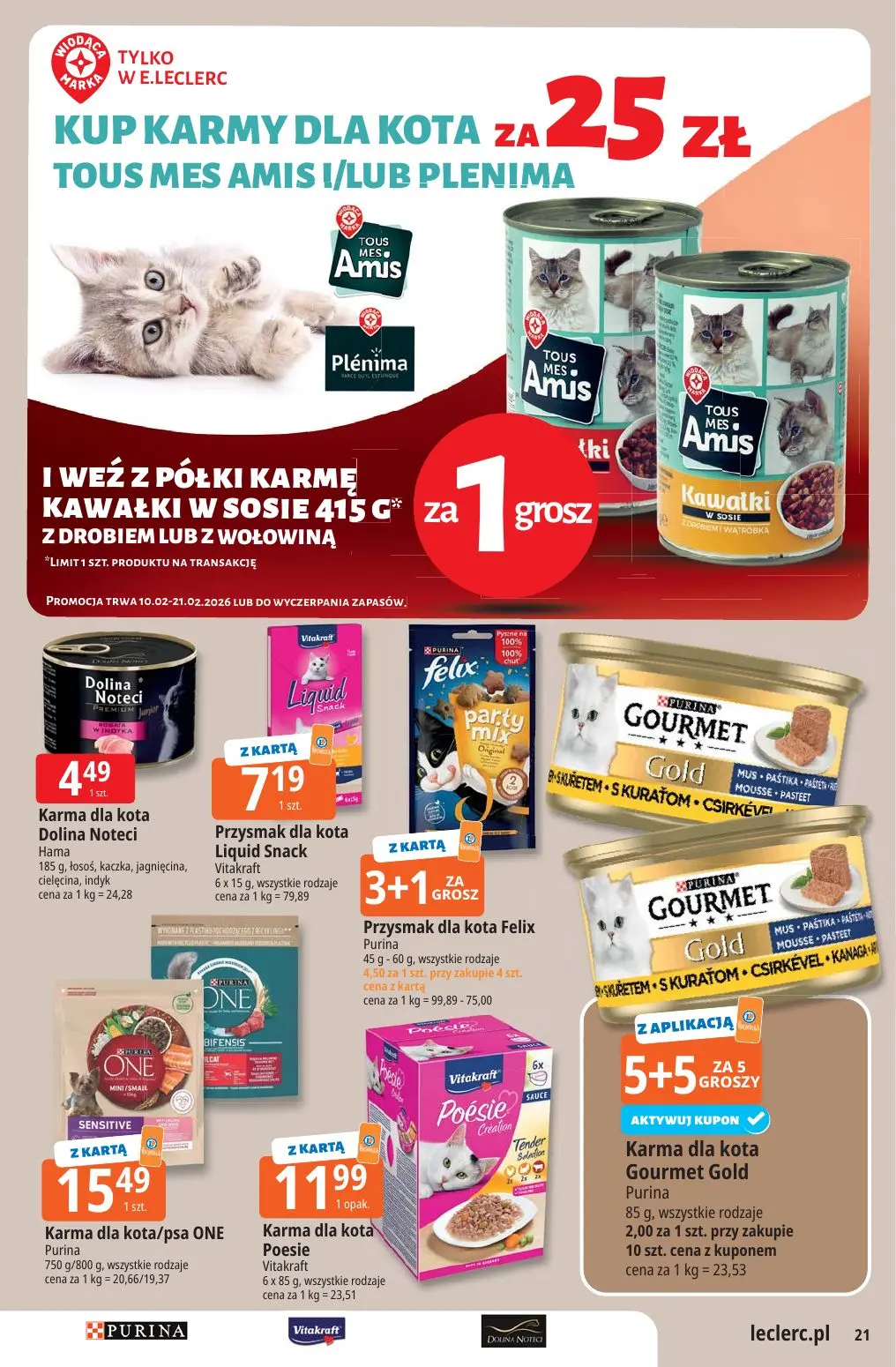 gazetka promocyjna E.Leclerc Najlepsze promocje - oferta rozszerzona - Strona 21