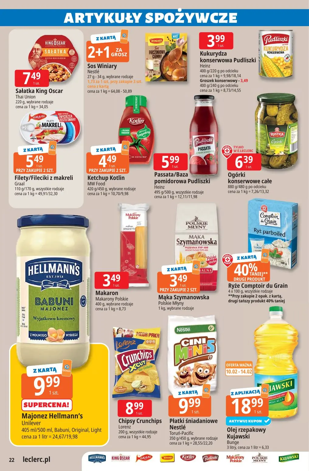 gazetka promocyjna E.Leclerc Najlepsze promocje - oferta rozszerzona - Strona 22