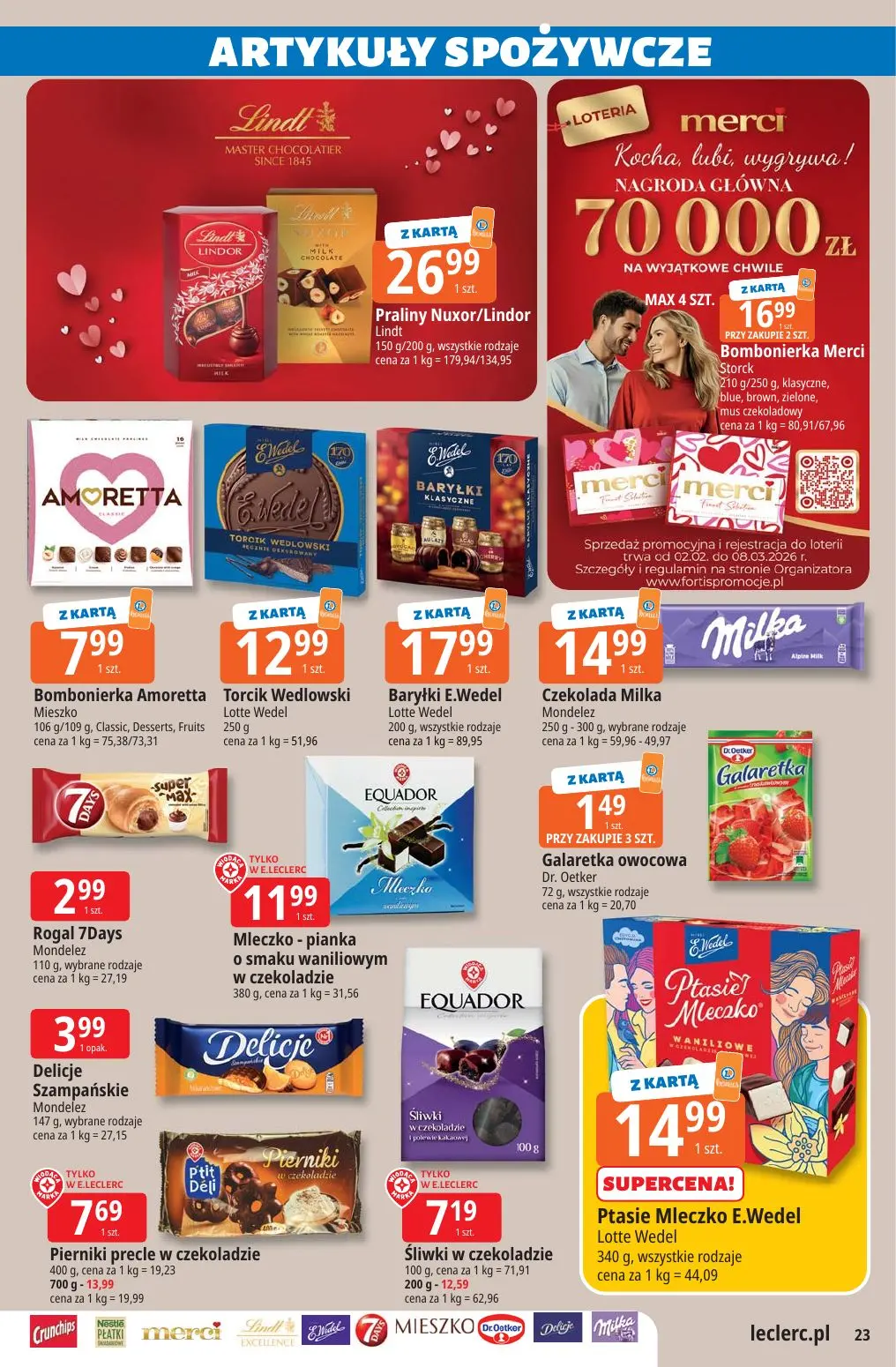 gazetka promocyjna E.Leclerc Najlepsze promocje - oferta rozszerzona - Strona 23