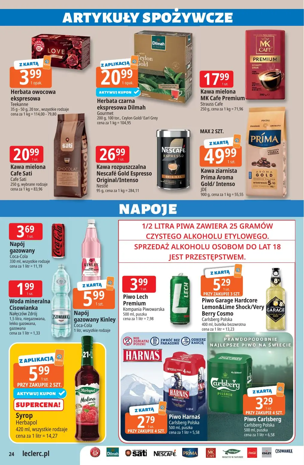 gazetka promocyjna E.Leclerc Najlepsze promocje - oferta rozszerzona - Strona 24