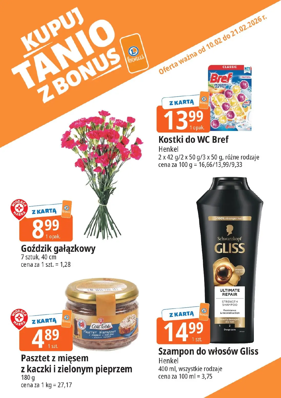 gazetka promocyjna E.Leclerc Bonus skanujesz kasę zyskujesz! - Strona 10