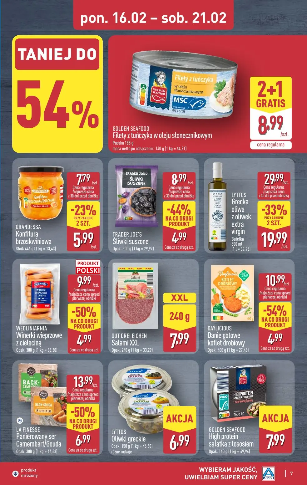 gazetka promocyjna ALDI Wybieram ALDI, bo jest tanio - Strona 7