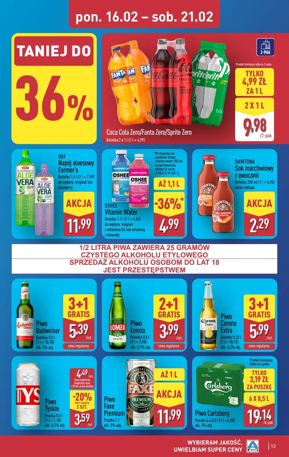 gazetka promocyjna ALDI Wybieram ALDI, bo jest tanio - Strona 13