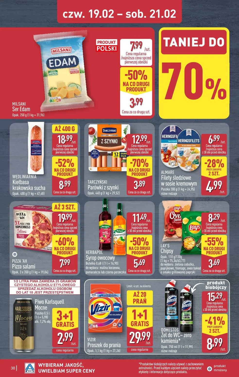 gazetka promocyjna ALDI Wybieram ALDI, bo jest tanio - Strona 30
