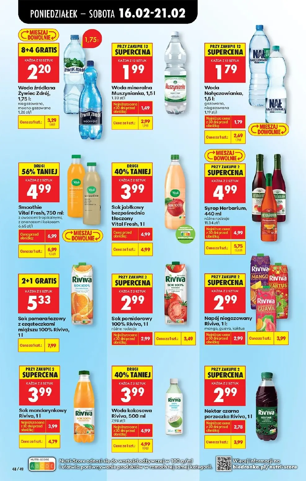 gazetka promocyjna Biedronka Od poniedziałku - Strona 62