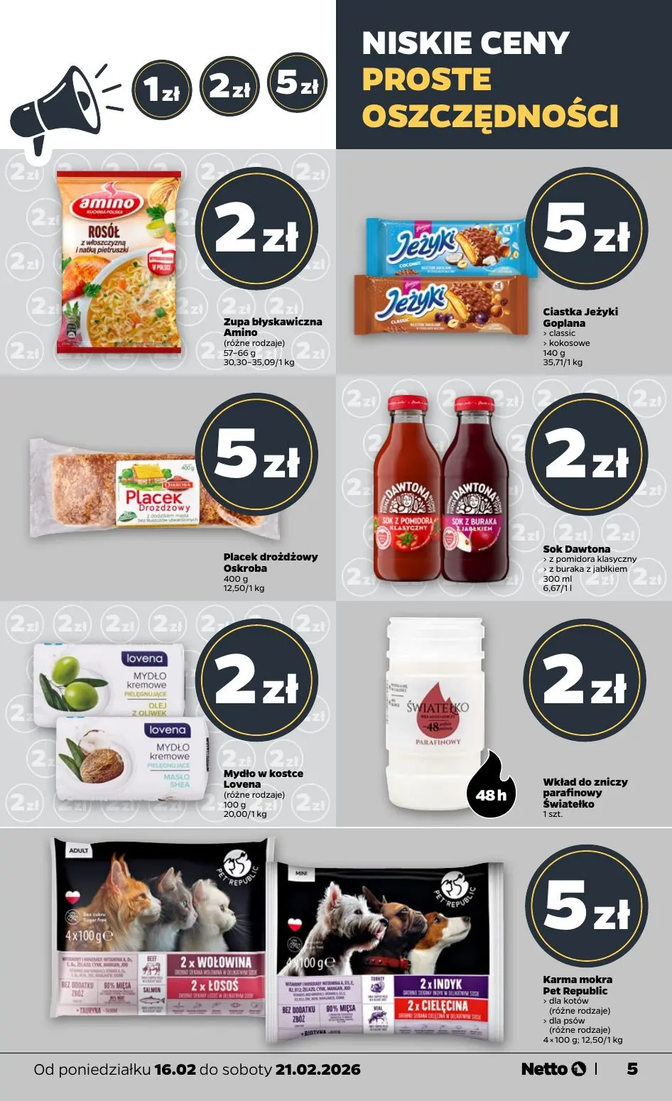gazetka promocyjna NETTO Od poniedziałku, Tanio i świeżo - Strona 5