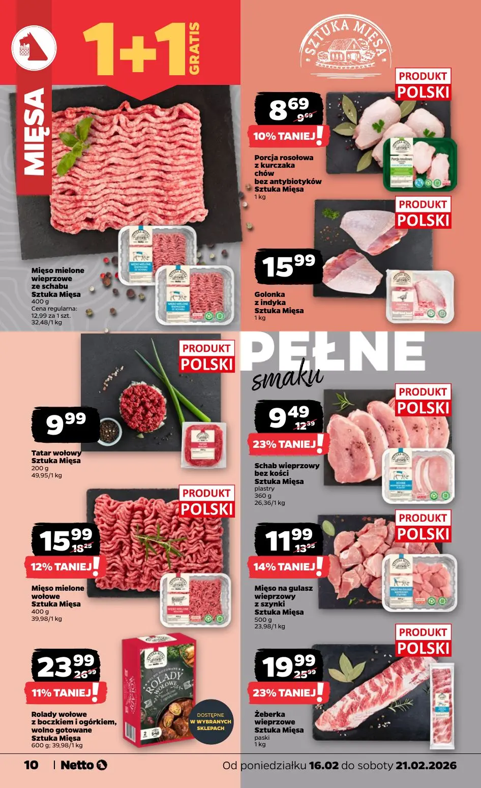 gazetka promocyjna NETTO Od poniedziałku, Tanio i świeżo - Strona 10