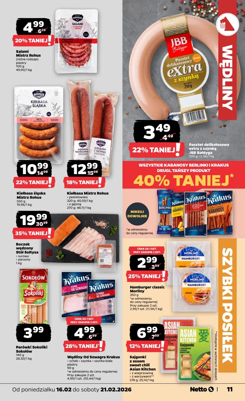 gazetka promocyjna NETTO Od poniedziałku, Tanio i świeżo - Strona 11