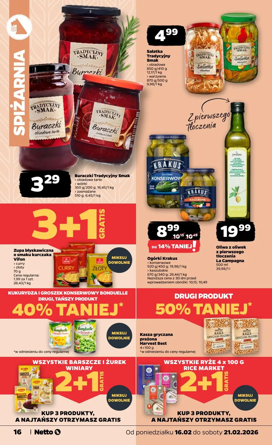 gazetka promocyjna NETTO Od poniedziałku, Tanio i świeżo - Strona 16
