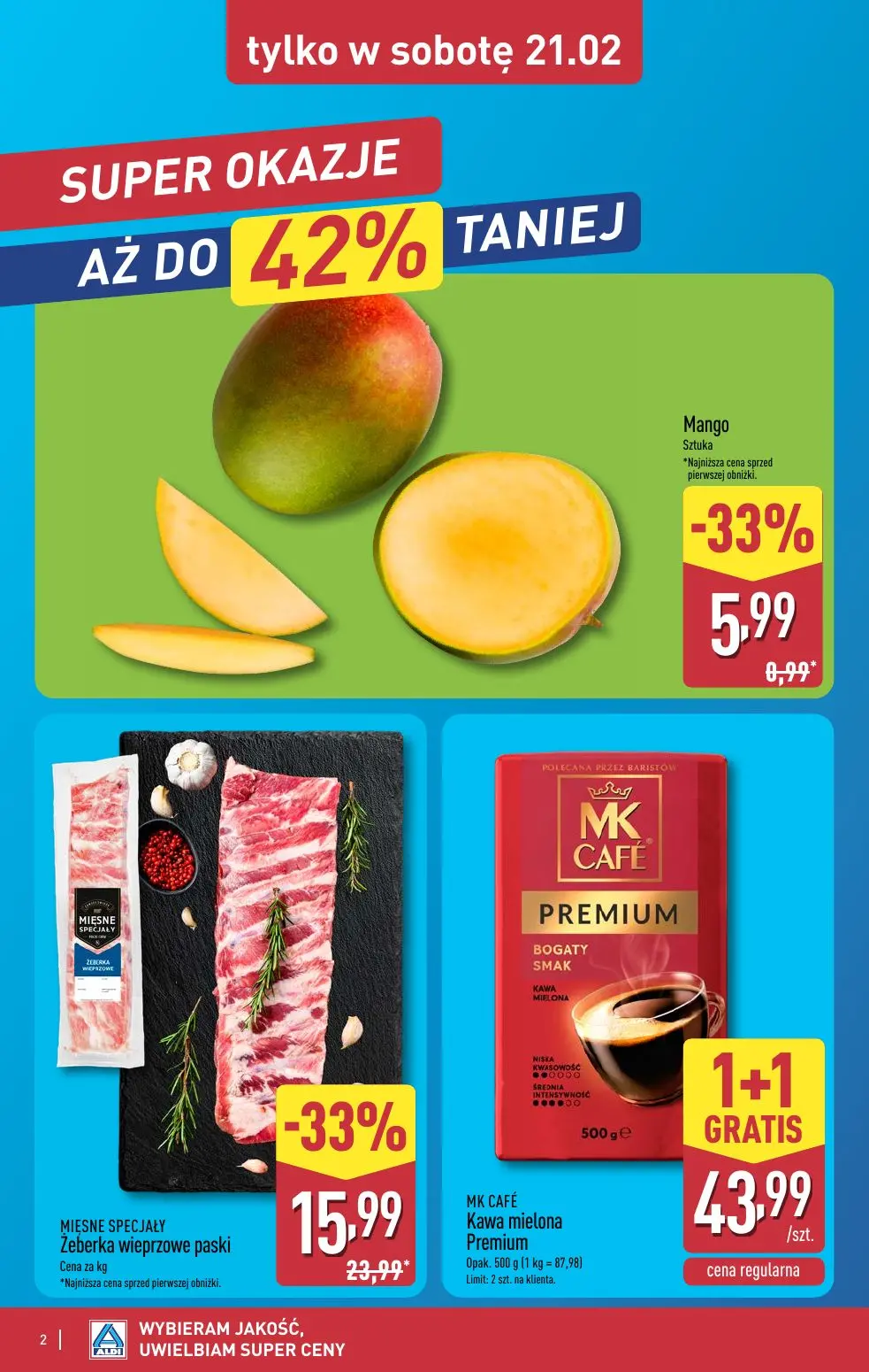 gazetka promocyjna ALDI Wybieram ALDI na tani weekend - Strona 2