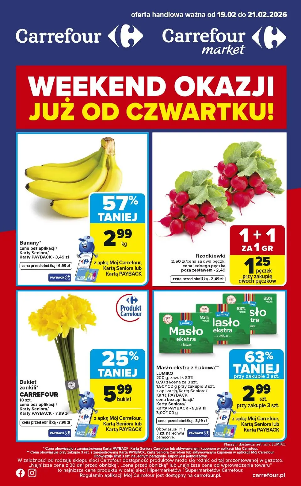 gazetka promocyjna Carrefour Market Weekend okazji! - Strona 1
