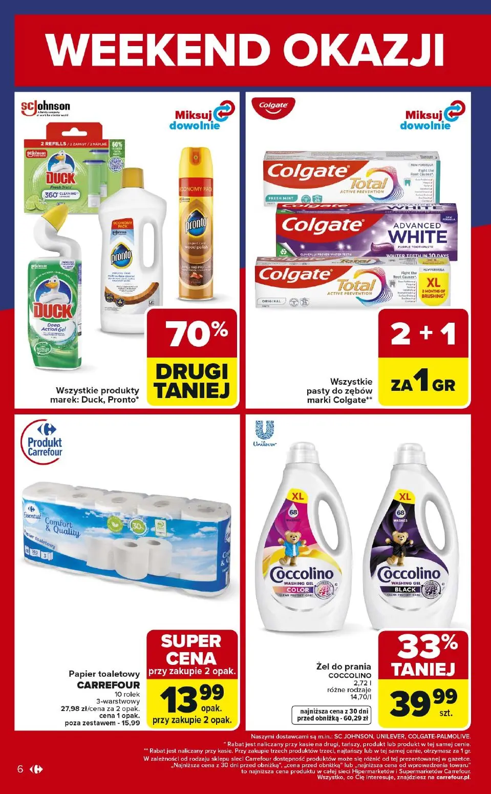 gazetka promocyjna Carrefour Market Weekend okazji! - Strona 6