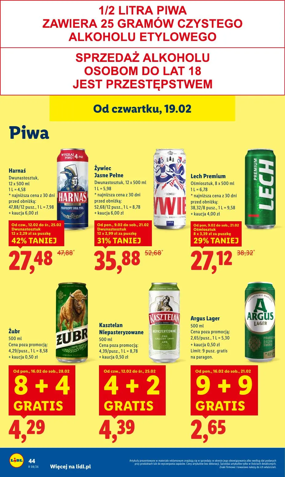 gazetka promocyjna LIDL Od czwartku - Strona 44