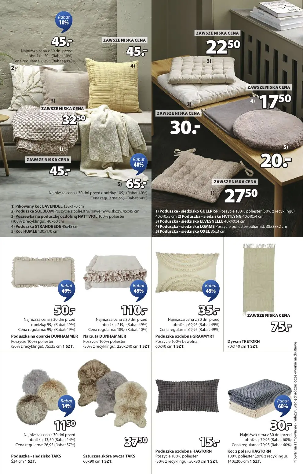 gazetka promocyjna JYSK RABAT DO 60% - Strona 7