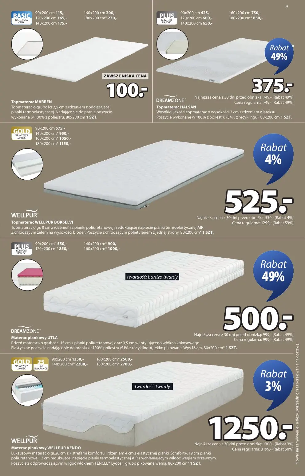 gazetka promocyjna JYSK RABAT DO 60% - Strona 9