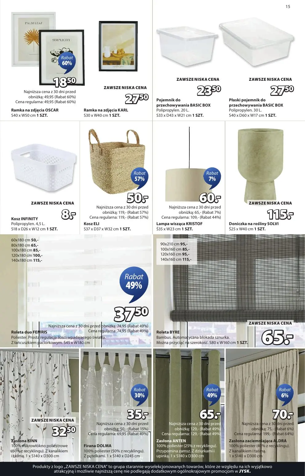 gazetka promocyjna JYSK RABAT DO 60% - Strona 15