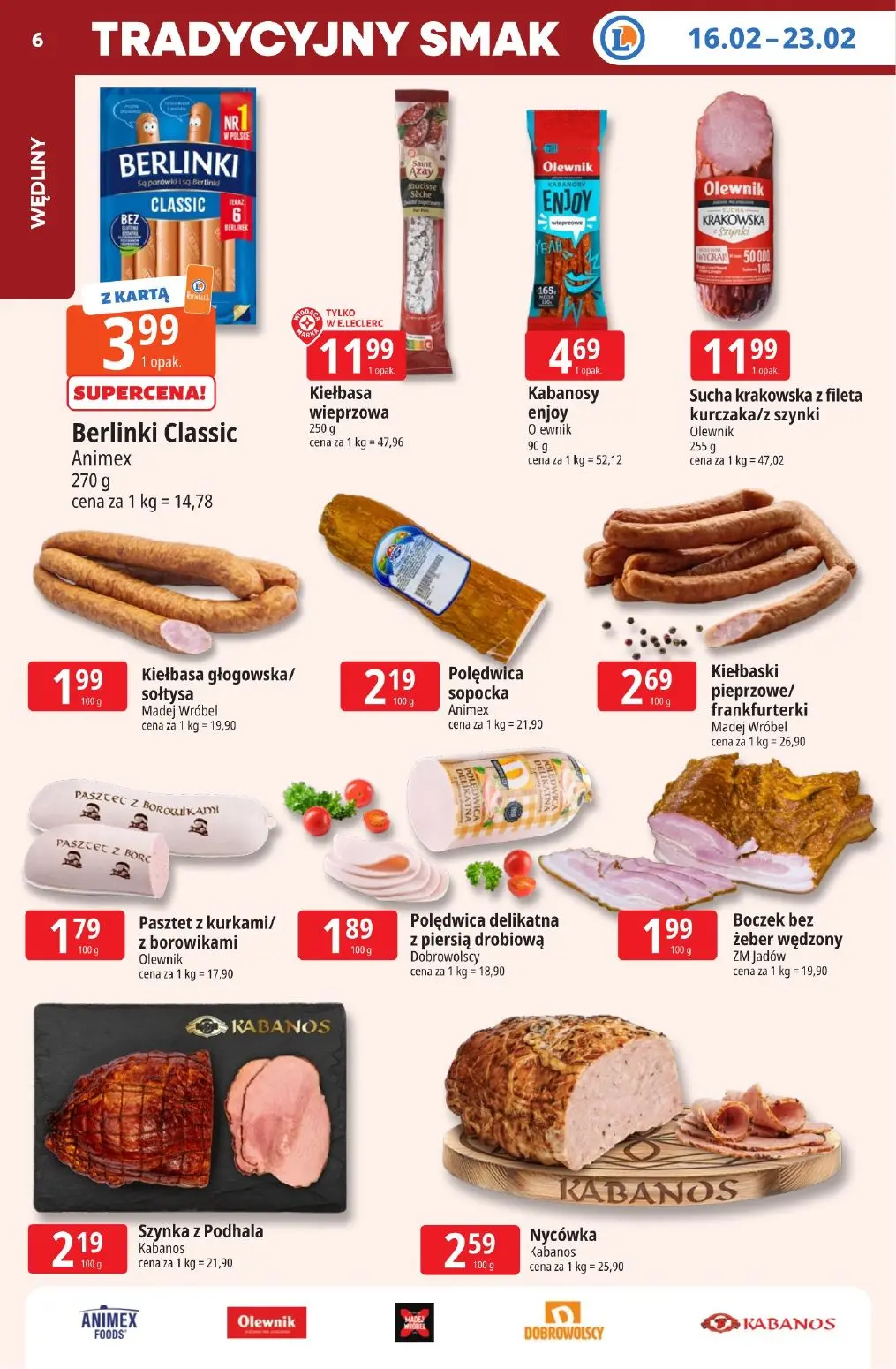 gazetka promocyjna E.Leclerc Tanio to tu! - Strona 6