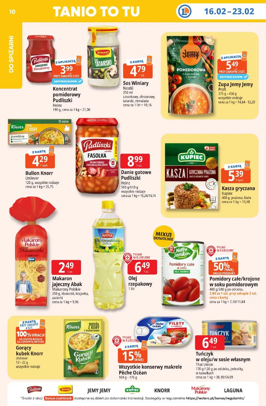 gazetka promocyjna E.Leclerc Tanio to tu! - Strona 10