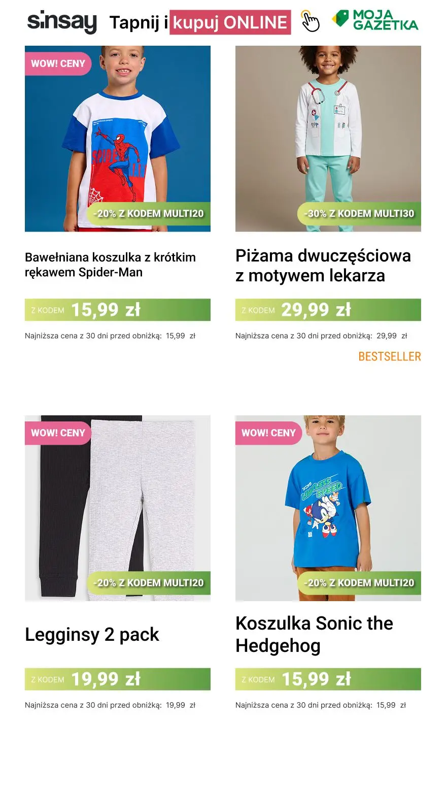 gazetka promocyjna Sinsay 💚 MULTI OSZCZĘDNOŚCI do -30% 💚 - Strona 3