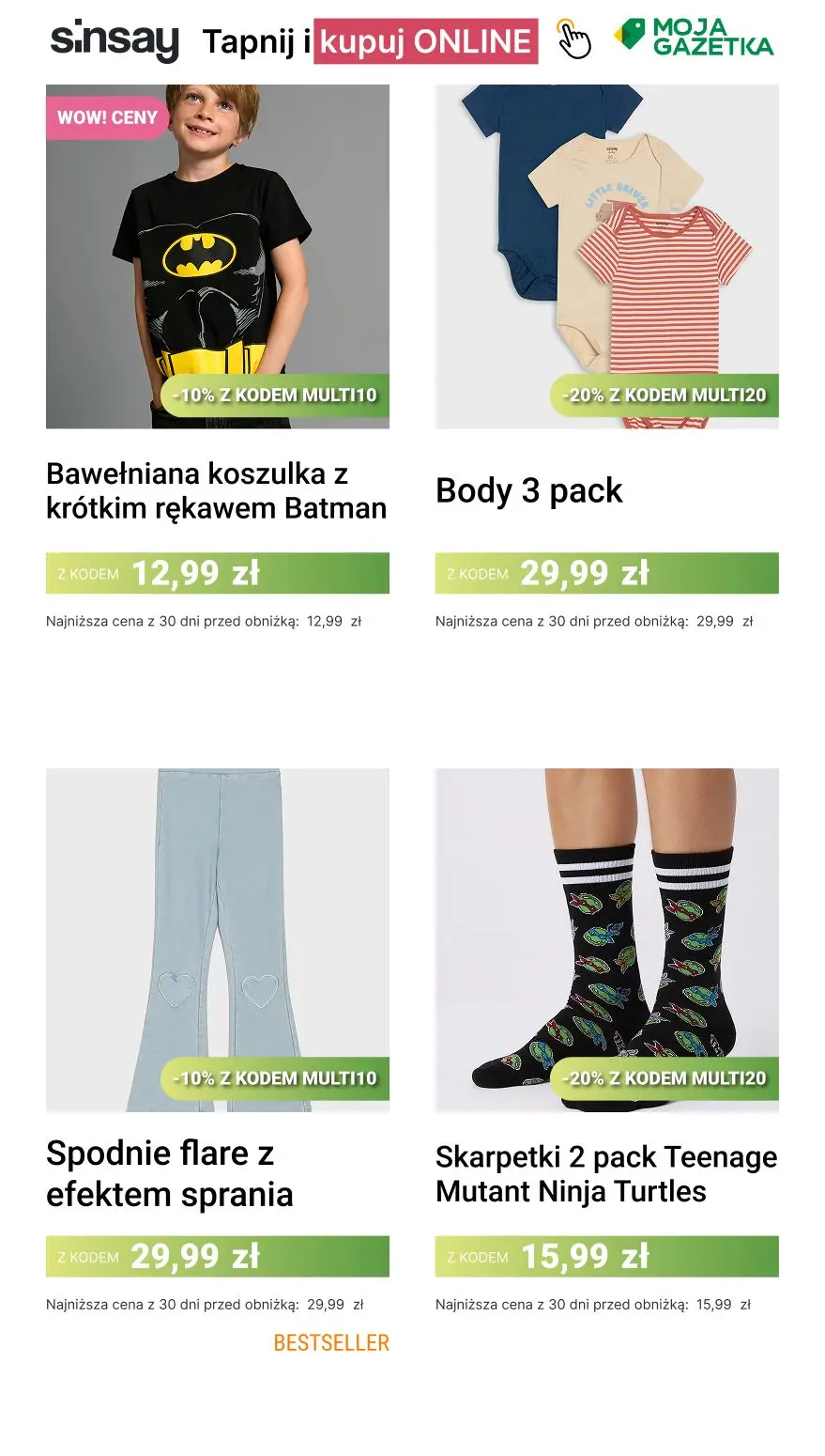 gazetka promocyjna Sinsay 💚 MULTI OSZCZĘDNOŚCI do -30% 💚 - Strona 4