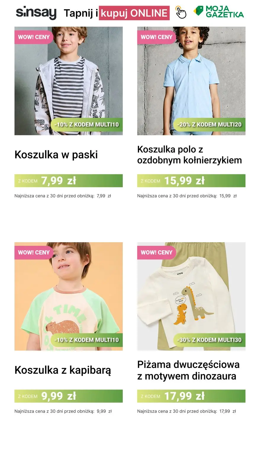 gazetka promocyjna Sinsay 💚 MULTI OSZCZĘDNOŚCI do -30% 💚 - Strona 5