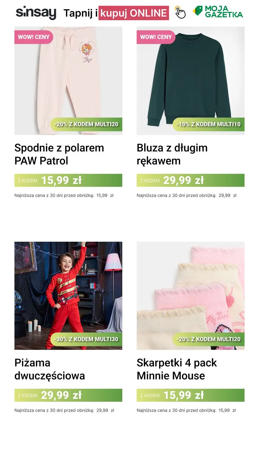 gazetka promocyjna Sinsay 💚 MULTI OSZCZĘDNOŚCI do -30% 💚 - Strona 8