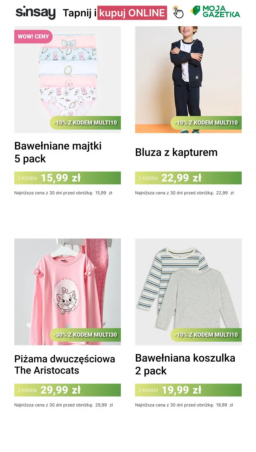 gazetka promocyjna Sinsay 💚 MULTI OSZCZĘDNOŚCI do -30% 💚 - Strona 9