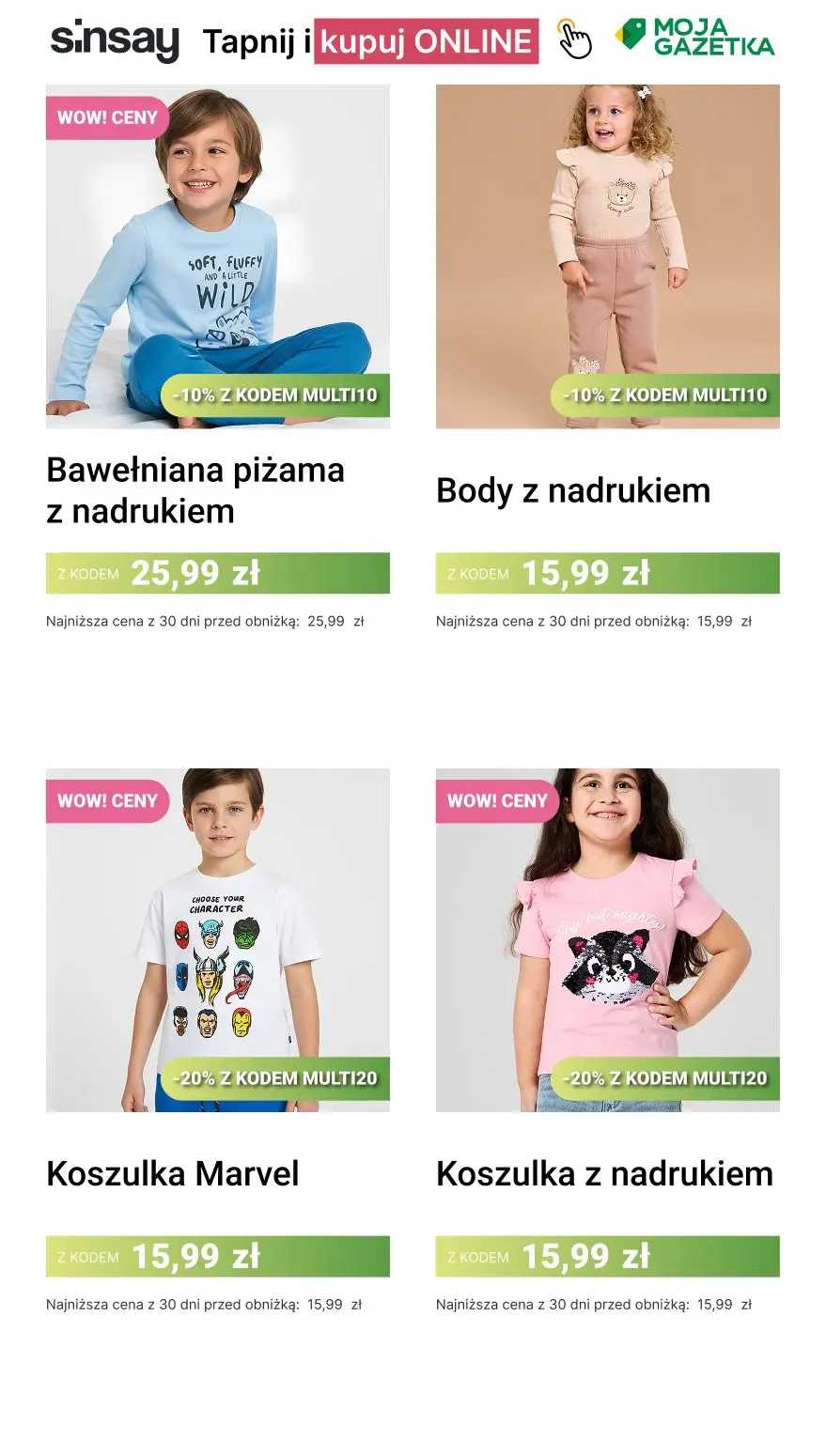 gazetka promocyjna Sinsay 💚 MULTI OSZCZĘDNOŚCI do -30% 💚 - Strona 10
