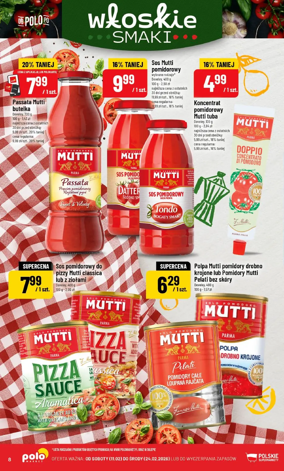 gazetka promocyjna POLOmarket Do POLO po włoskie smaki 🍕 - Strona 8