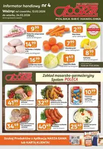 Gazetka promocyjna Społem Częstochowa, ważna od 2026-02-12 do 2026-02-24.