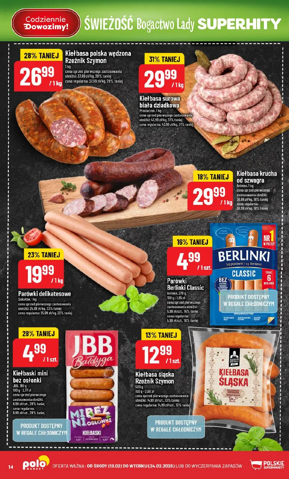 gazetka promocyjna POLOmarket Świeżość Bogactwo Lady - Strona 14