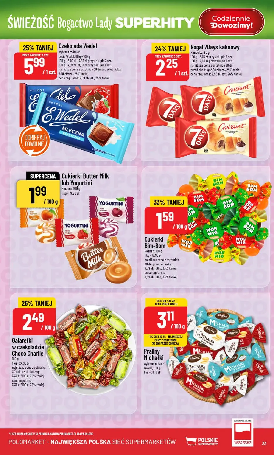 gazetka promocyjna POLOmarket Świeżość Bogactwo Lady - Strona 31