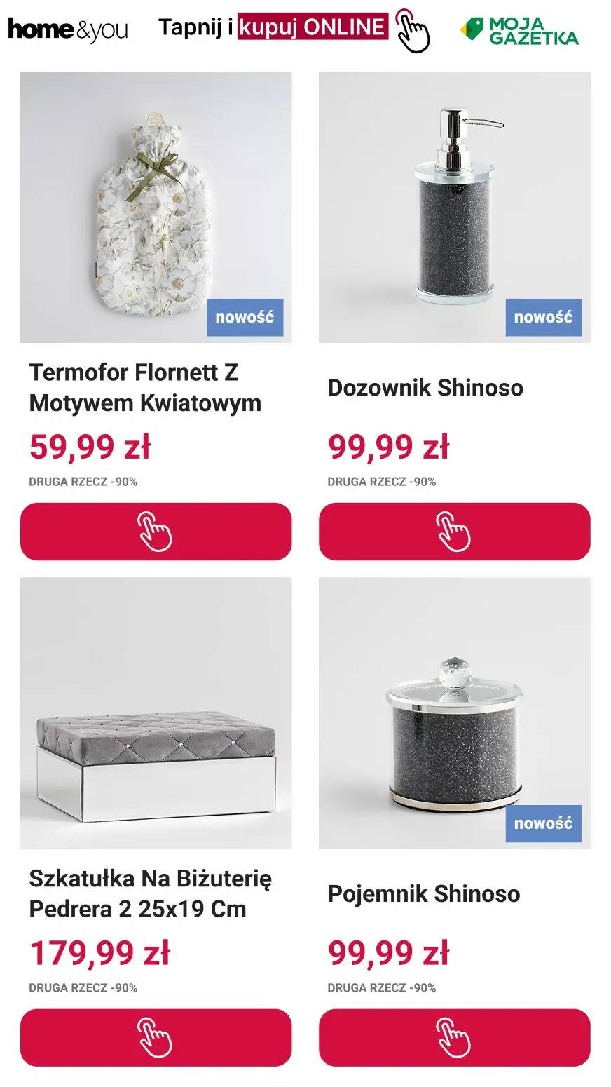 gazetka promocyjna home&you 🥚 Druga rzecz -90% 🐇 - Strona 5