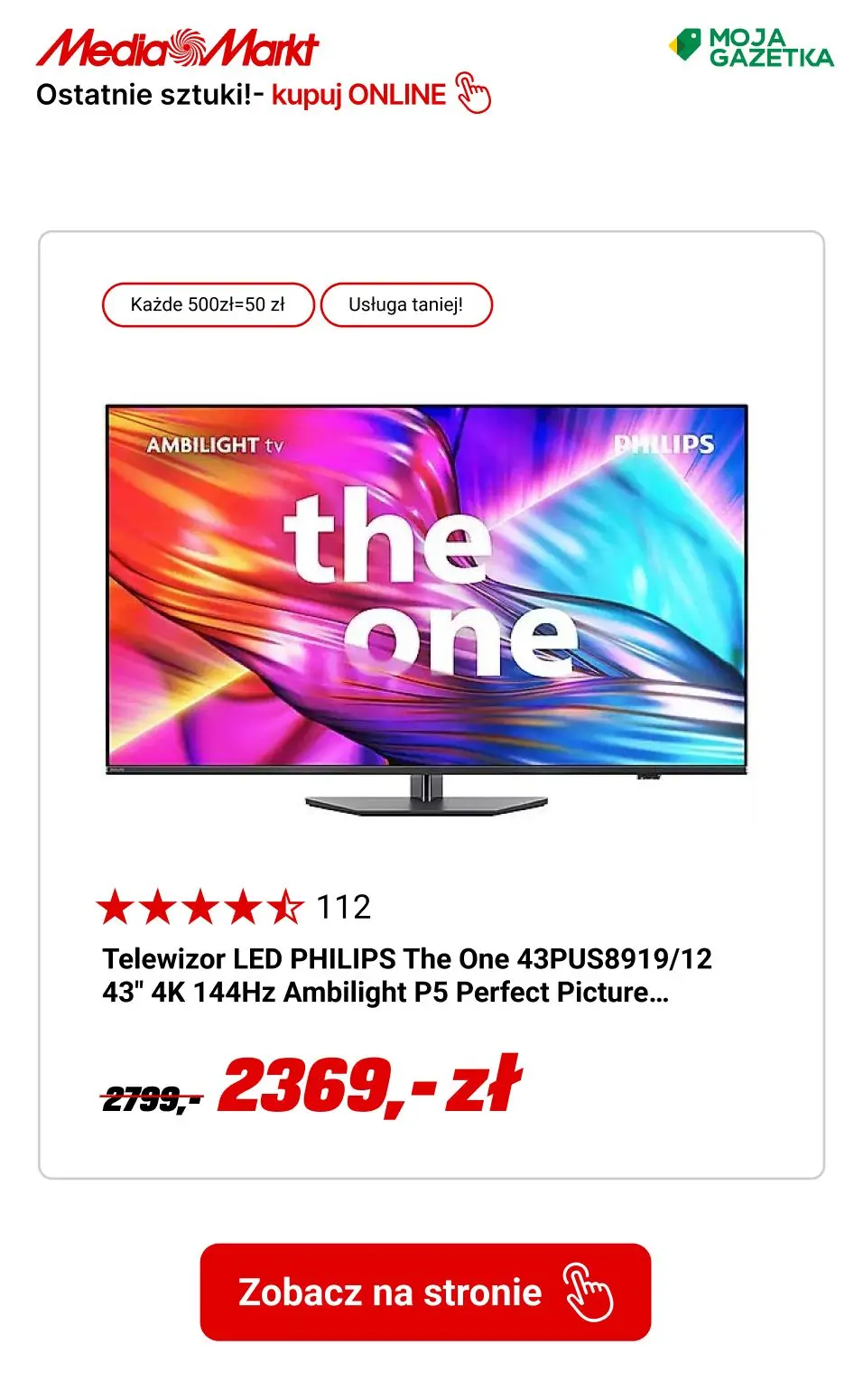 gazetka promocyjna Media Markt Ostatnie sztuki- zgarnij zanim znikną! - Strona 3