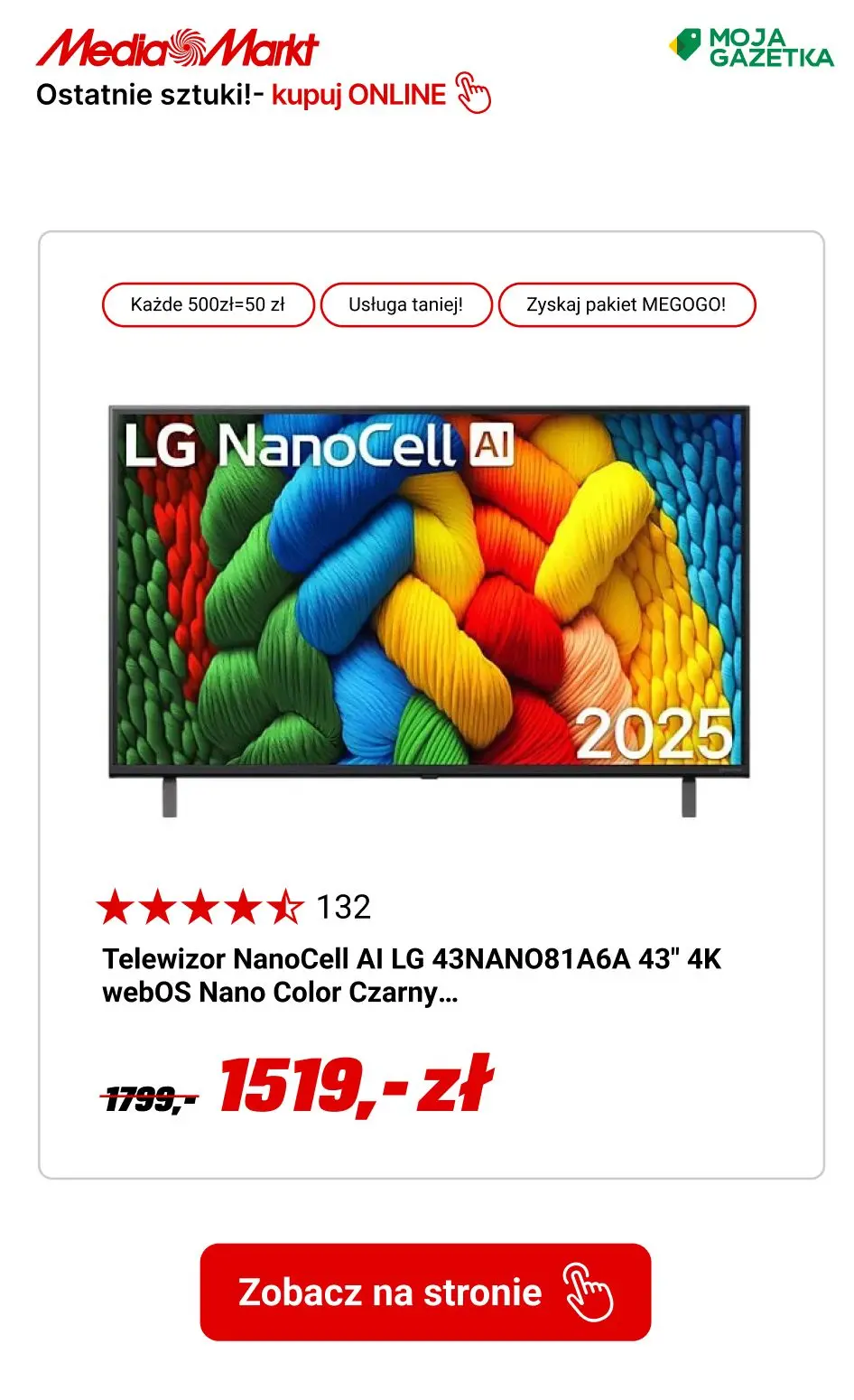 gazetka promocyjna Media Markt Ostatnie sztuki- zgarnij zanim znikną! - Strona 4