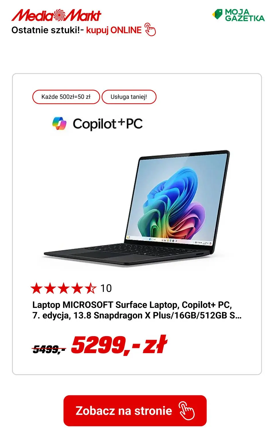 gazetka promocyjna Media Markt Ostatnie sztuki- zgarnij zanim znikną! - Strona 6