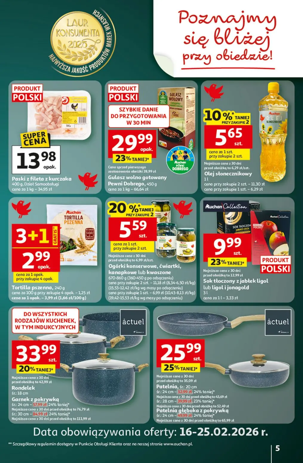 gazetka promocyjna Auchan Poznaj bliżej marki Auchan - Strona 5