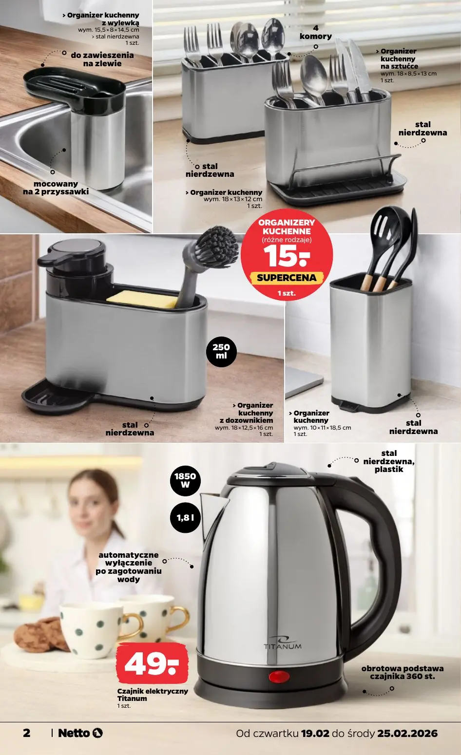gazetka promocyjna NETTO Kuchenne niezbędniki - Strona 2
