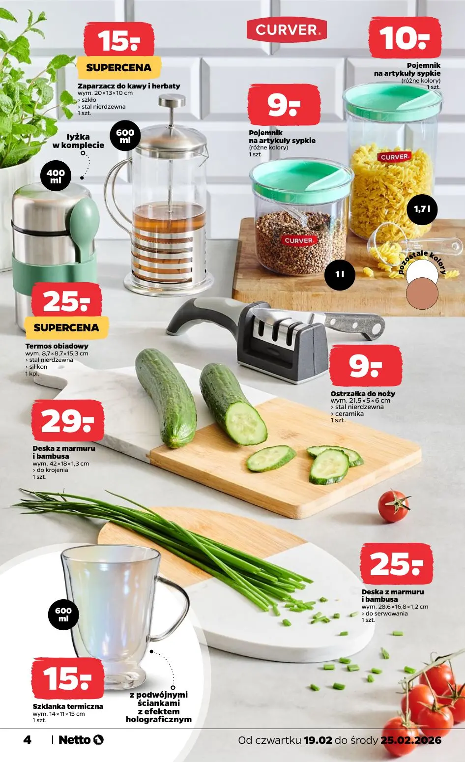 gazetka promocyjna NETTO Kuchenne niezbędniki - Strona 4