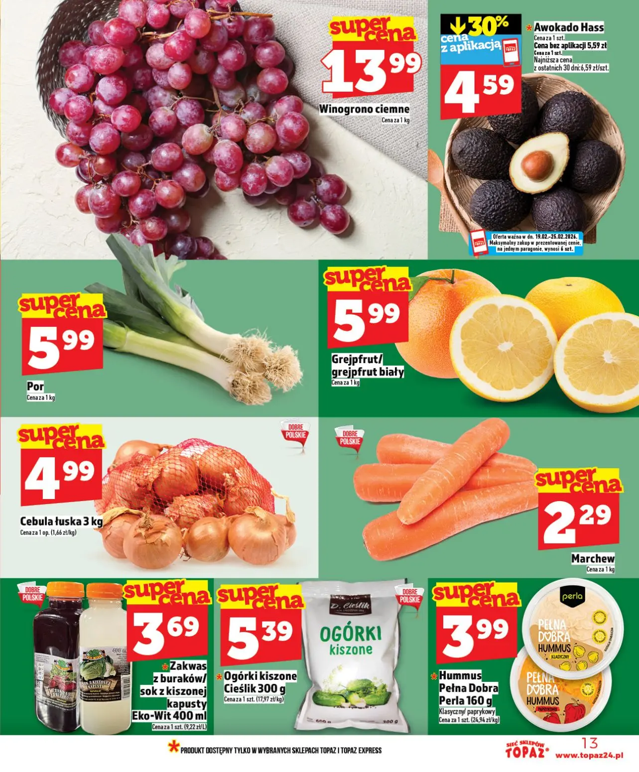 gazetka promocyjna Topaz Ceny małe - Strona 13