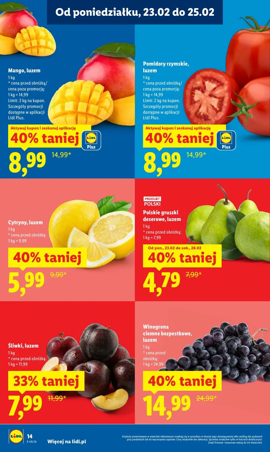 gazetka promocyjna LIDL Od poniedziałku  - Strona 14